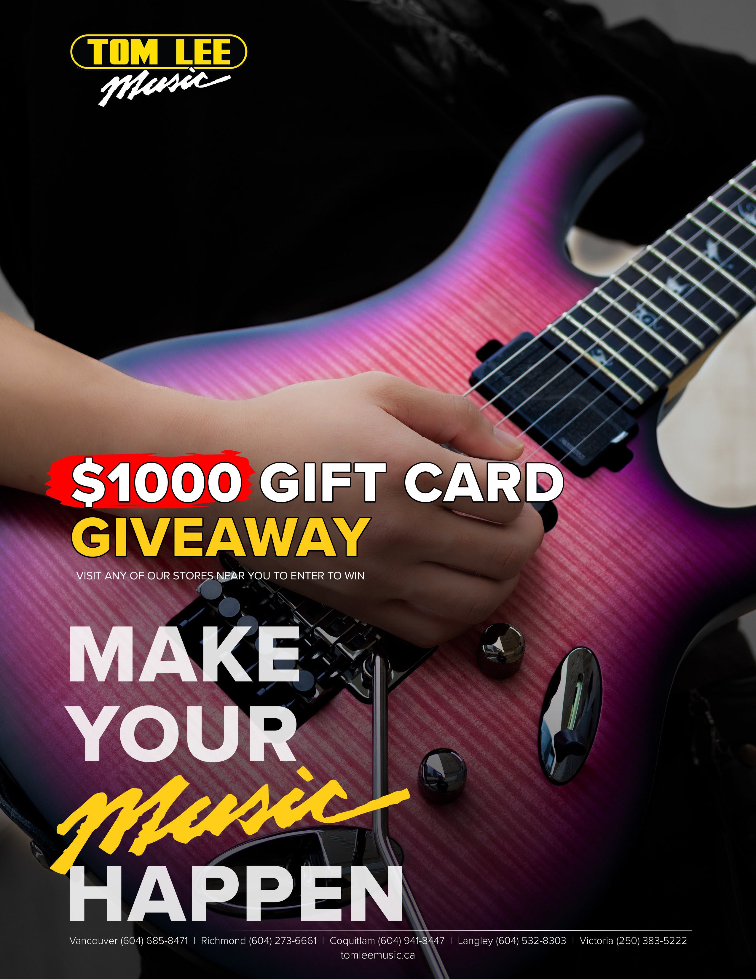 Enter To Win A $1000 Giveaway!